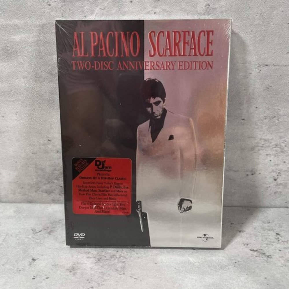 SCARFACE New/Sealed‎ (DVD, 2003, 2-Disc Set, Widescreen Anniversary Edition)